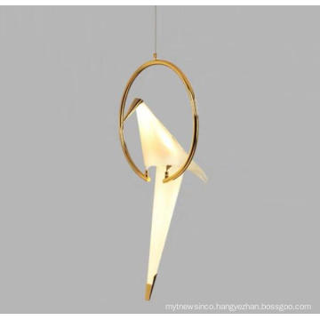 Single crane bird light pendant bird pendant lamp